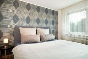 2 間睡房、熨斗/熨衫板、免費 Wi-Fi、床單