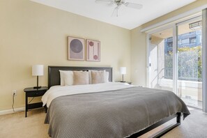 2 chambres, fer et planche Ă repasser, Wi-Fi, draps fournis