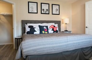 4 bedrooms, in-room safe, iron/ironing board, travel crib
