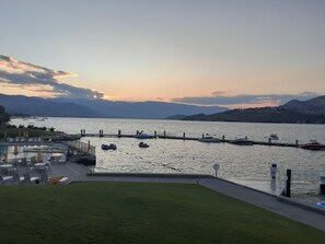 Blick von der Unterkunft