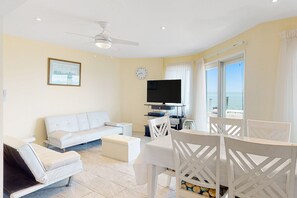 TV, DVD player, streaming services