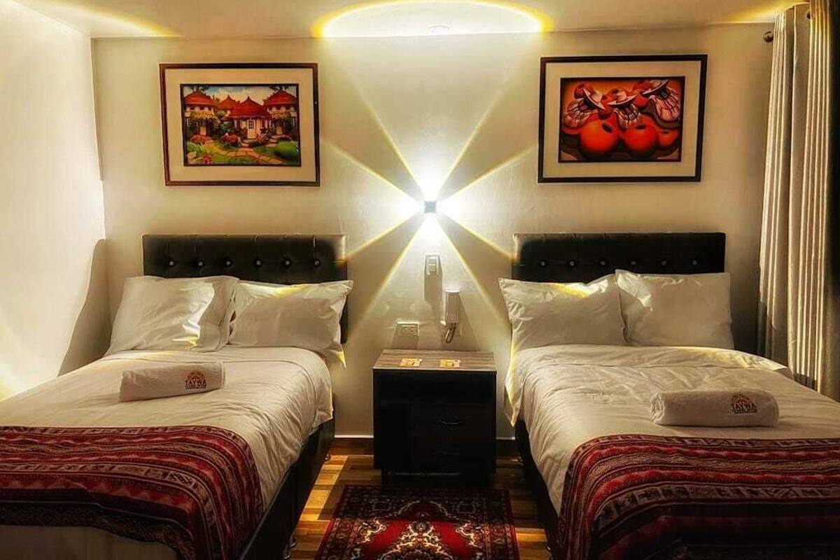 Standard Double Room, 2 Single Beds, Ensuite | Hypo-allergenic bedding, pillow-top beds, desk, individually decorated