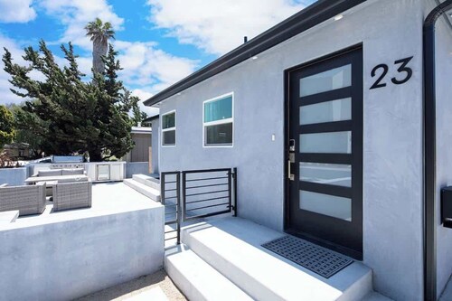 Stylish Retreat | Patio, Grill, Sleeps 7 w/ Game Room