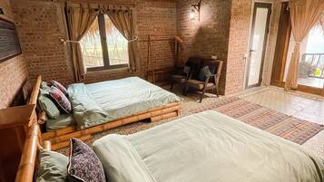 Premium Suite, Multiple Beds, Balcony, Garden View | Premium bedding, individually furnished, desk, free WiFi