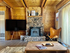 Interior - Plug in to the peace, joy, and Zen at this modern Modified A-Frame Cabin! (Big Bear)