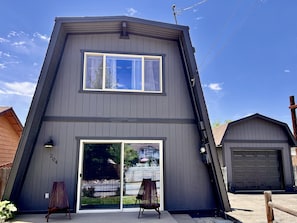 Exterior - Plug in to the peace, joy, and Zen at this modern Modified A-Frame Cabin! (Big Bear)