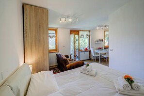 Estudio estándar, vistas a la montaña (Studio La Borracina Mountain View) | Ropa de cama