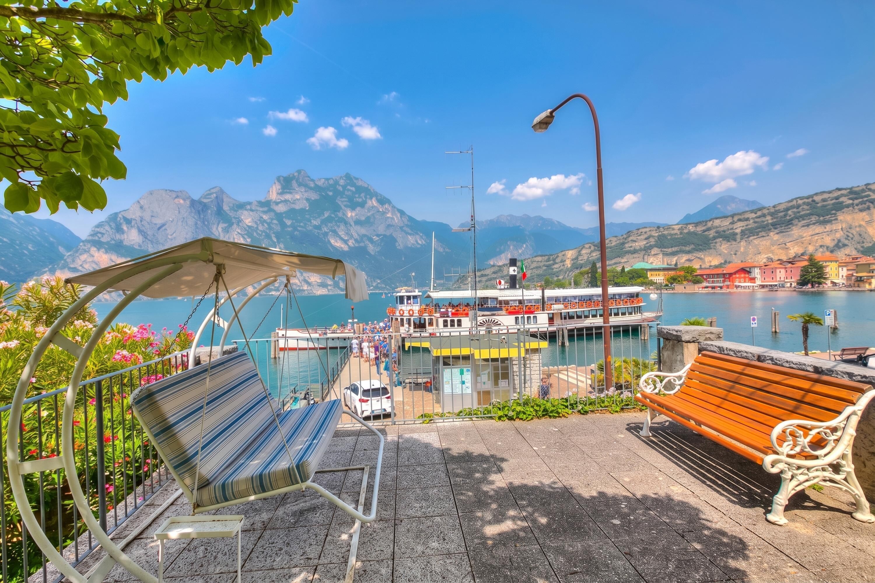 Villa familiar, 3 habitaciones, 2 baños, junto al lago (Villa Il Paradiso Di Gabri) | Terraza o patio