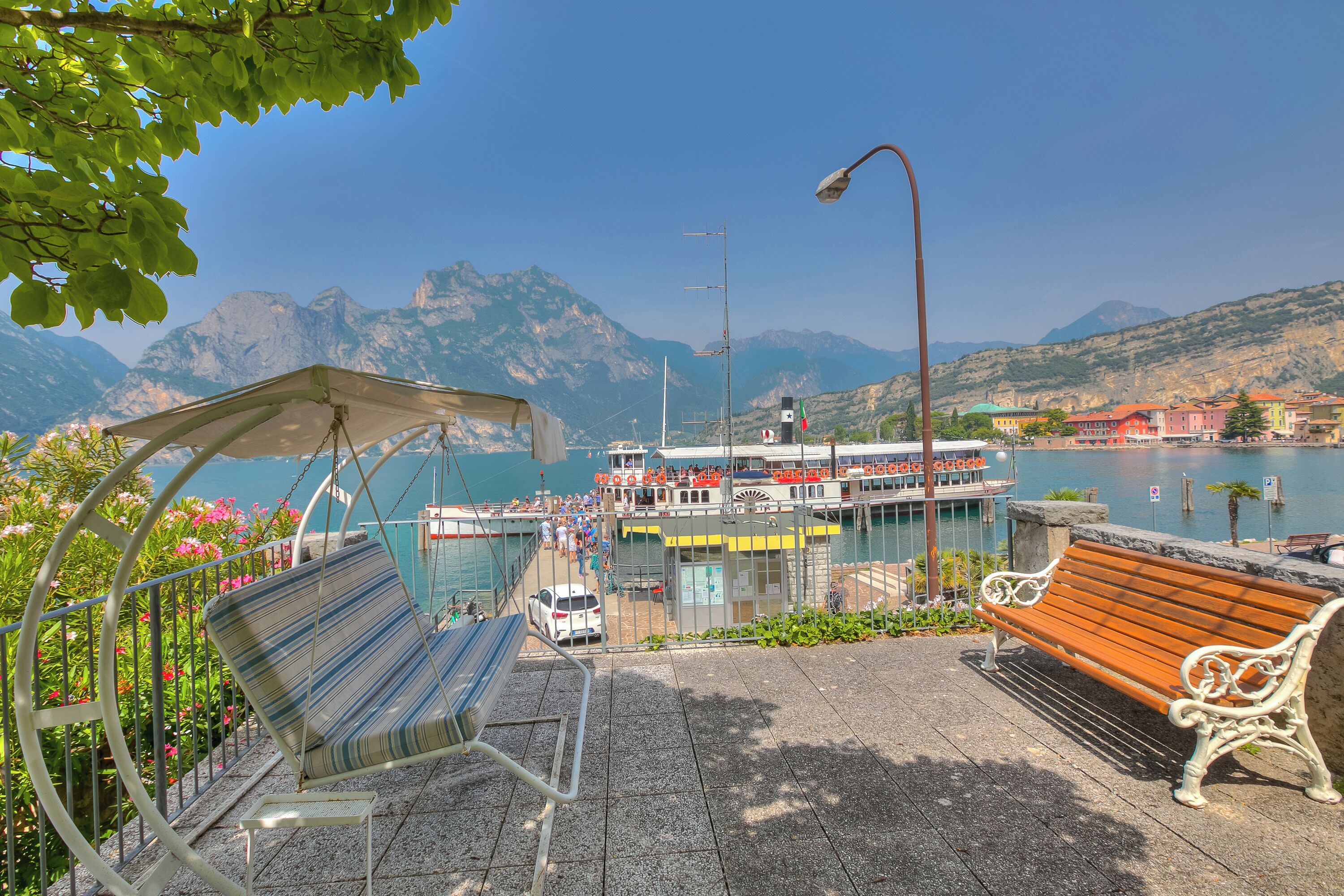 Family Villa, Multiple Bedrooms, 2 Bathrooms, Lakeside (Villa Il Paradiso Di Gabri) | Terrace/patio