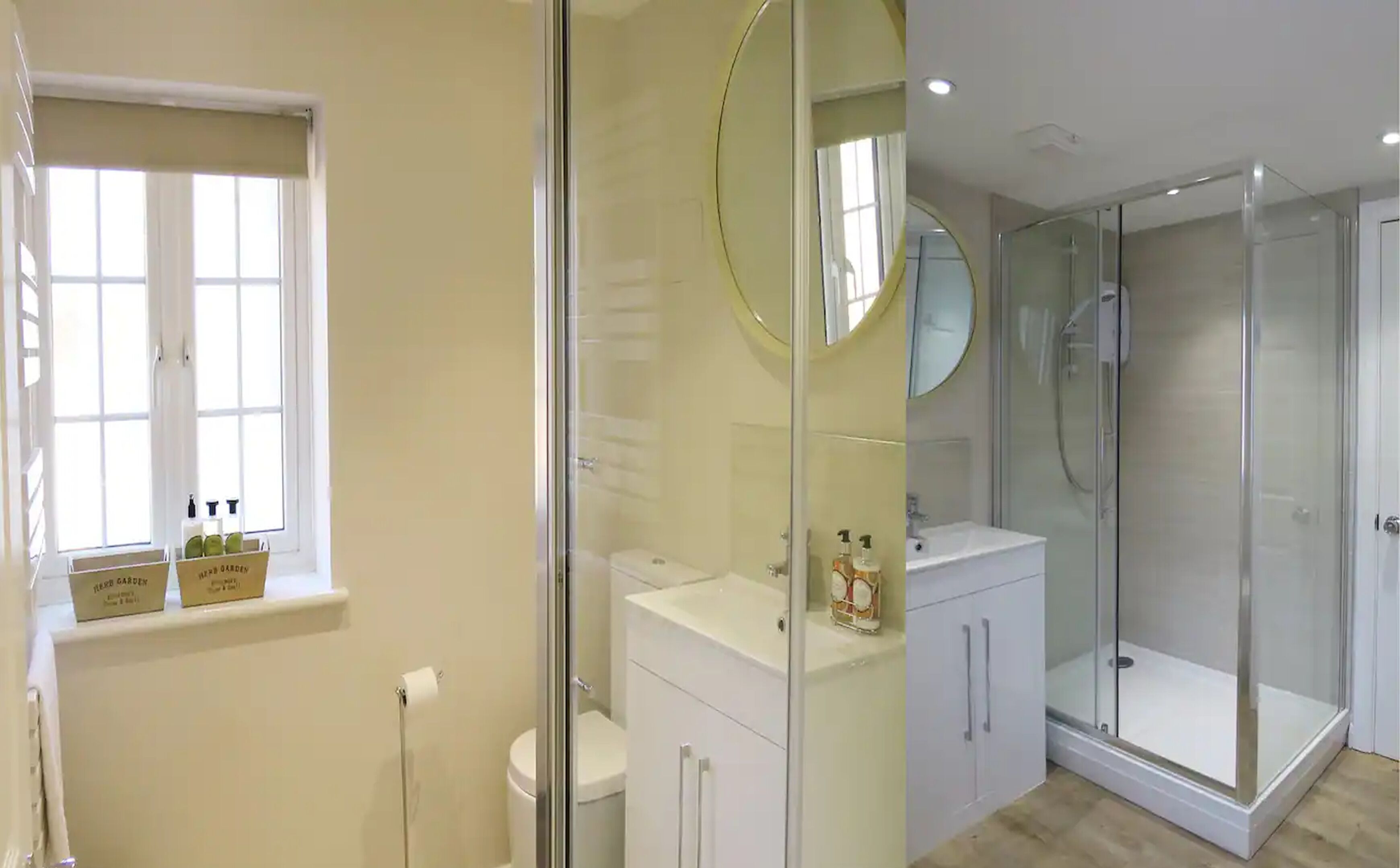 Shower, eco-friendly toiletries, hair dryer, towels