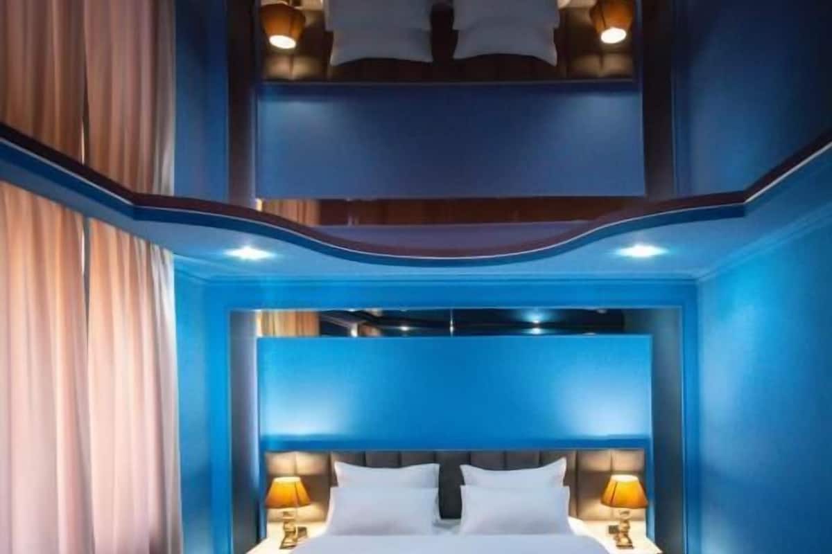 Deluxe kamer | 1 slaapkamer, een bureau, een laptopwerkplek, geluiddichte muren