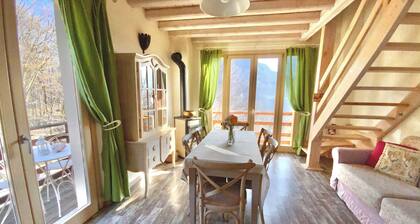 Cozy farmhouse in the mountains. Animals are welcome
