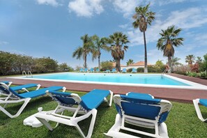 Una piscina riscaldata