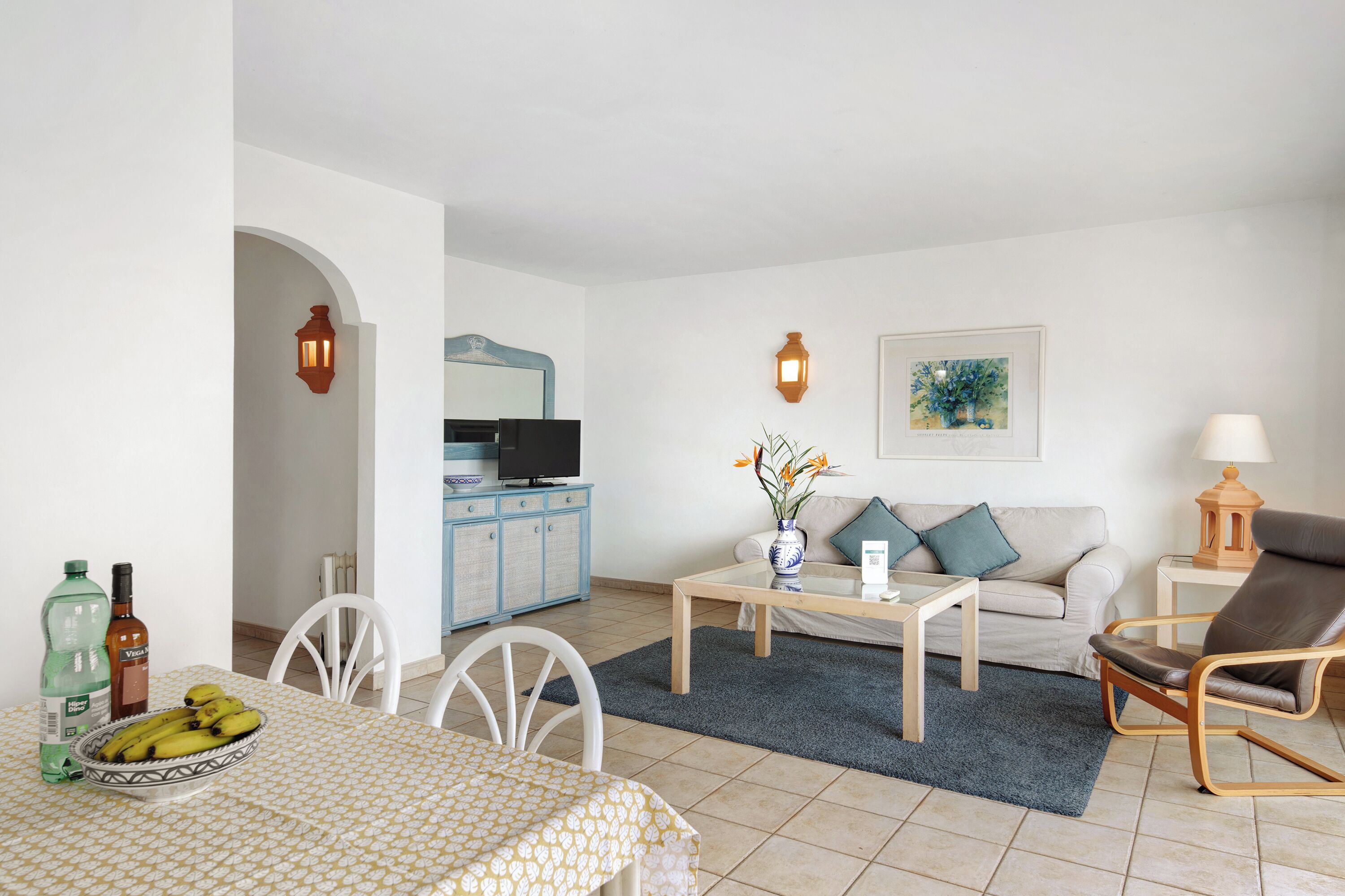 Televisie en een tafeltennistafel