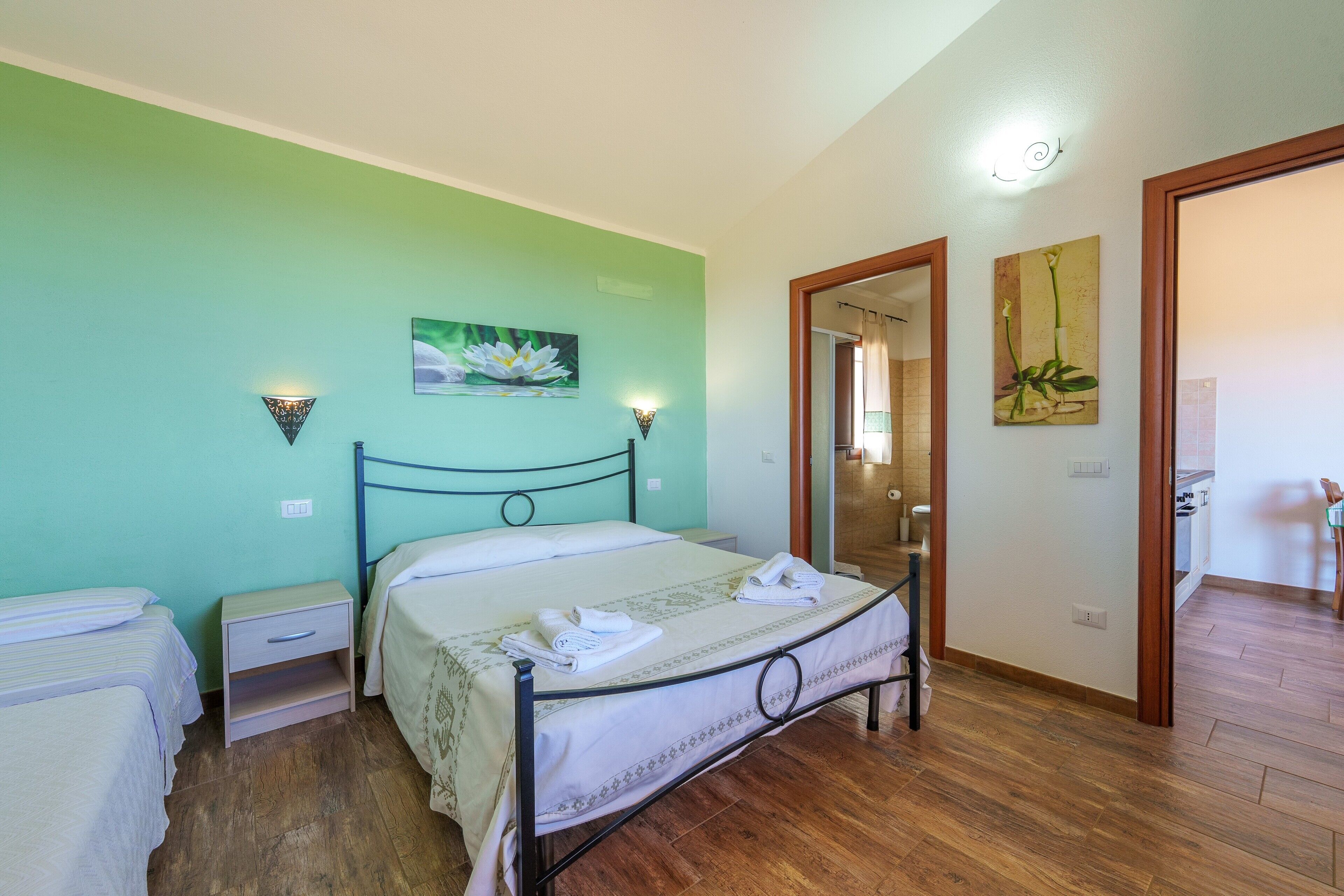 1 camera, ferro/asse da stiro, Wi-Fi gratuito, lenzuola