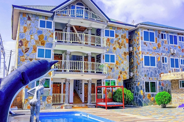 Framhlið gististaðar