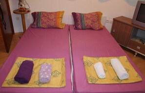 Iron/ironing board, WiFi, bed sheets