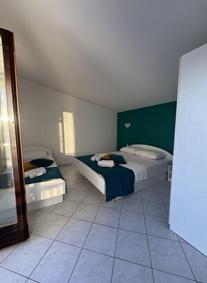 1 bedroom, WiFi, bed sheets - Villa Bianca / Apartment 3 with frontal Sea view (Neum)