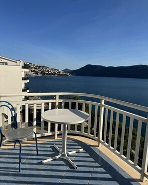 Outdoor dining - Villa Bianca / Studio apartment 7 with Sea view (Neum)