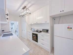Shared fridge, microwave, electric kettle