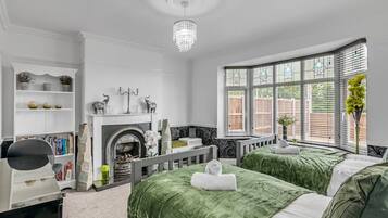 4 bedrooms, iron/ironing board, travel cot, free WiFi