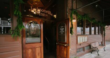 Jacksonville Inn Room #8: King Suite. Prime downtown location for festivals and dining. Comfortable king bed, Nespresso coffee, and historic boutique elegance