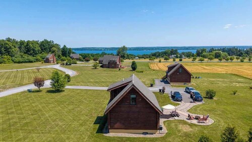 Scenic Cabin with Lake Views & Fire Pit
