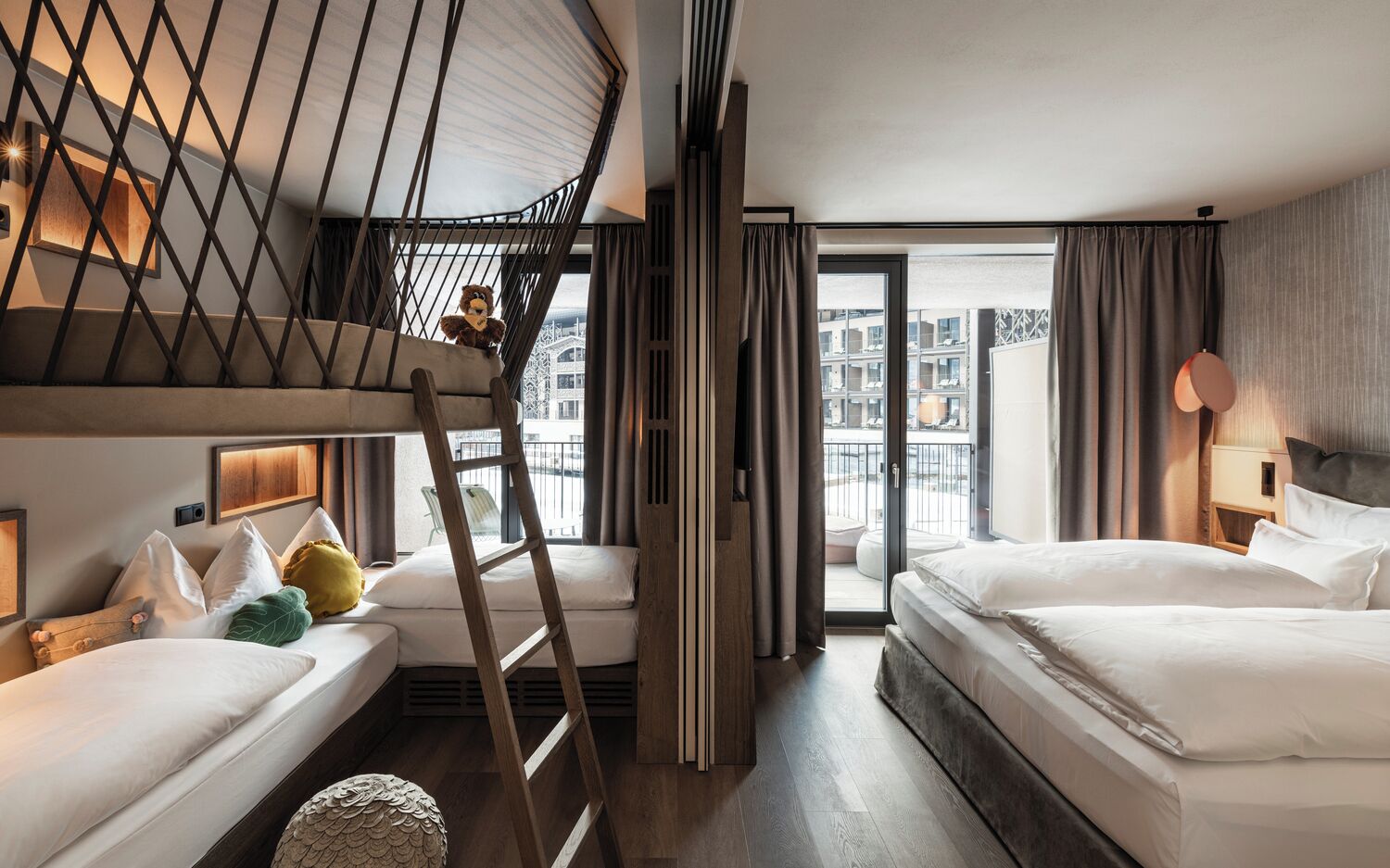 Suite Studio Familiale, balcon, vue lac