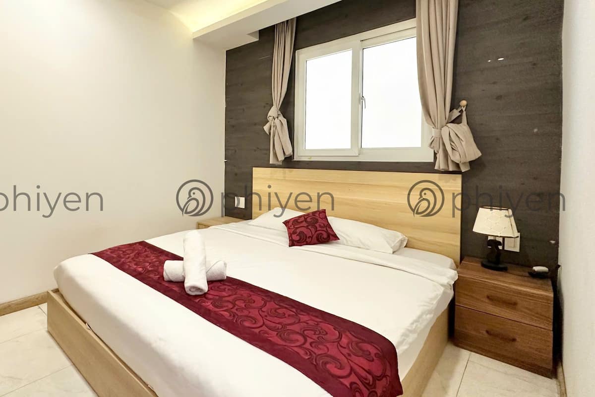 Appartement, vue ville | Bureau, Wi-Fi gratuit, draps fournis