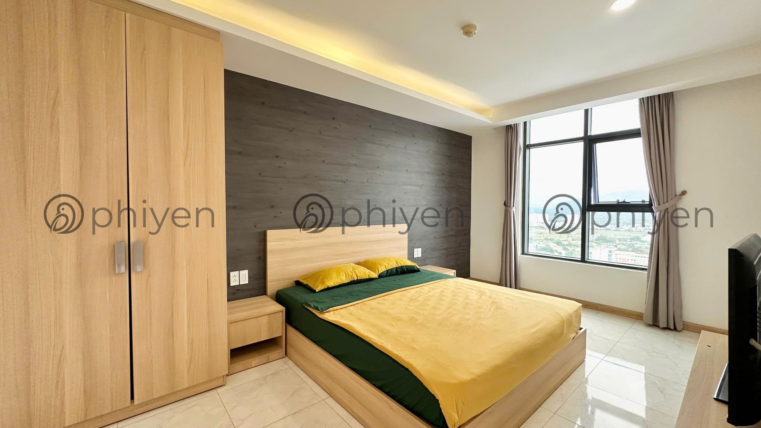 Apartment, Stadtblick | Schreibtisch, kostenloses WLAN, Bettwäsche