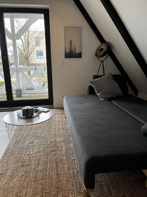 Smart TV, fireplace, books - Ferienwohnung am Marschbahndamm (Hamburg)