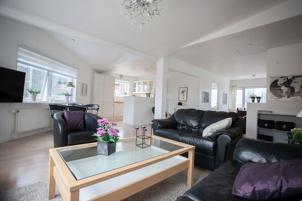 标准公寓 | 客厅 | 30-英寸纯平电视(配备卫星频道)