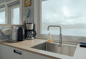 House | Private kitchen - Cozy 2-Bedroom House With A Fantastic View (Leynar)