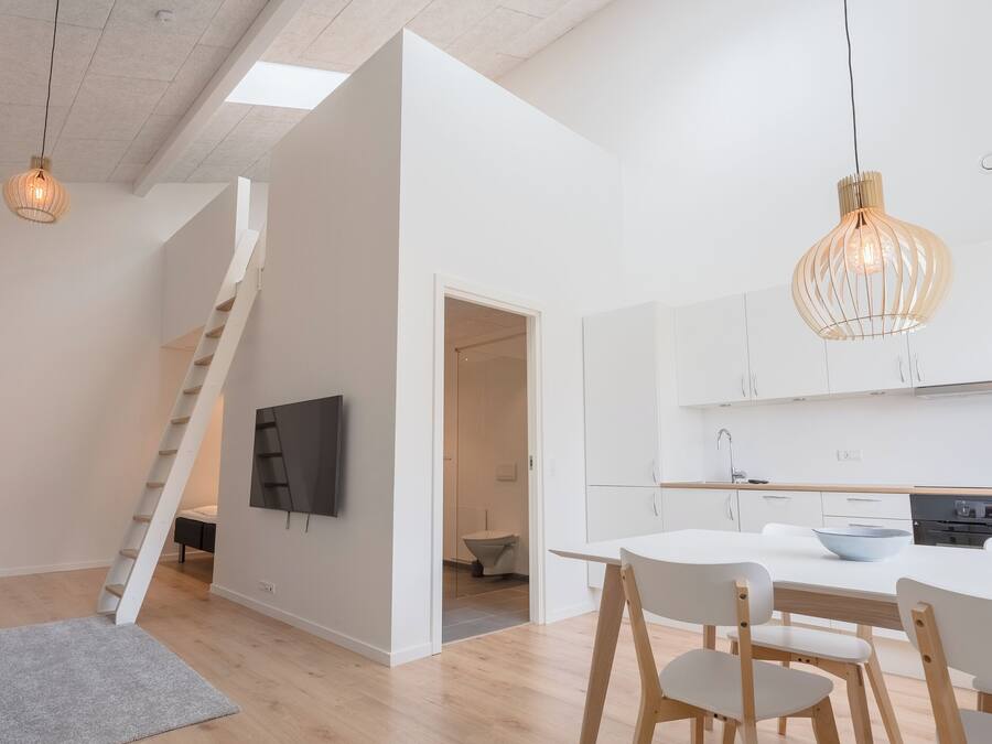 Studio | Living area | 40-inch Smart TV with satellite channels, Netflix, heated floors