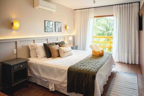 Deluxe Chalet | In-room safe, desk, blackout drapes, free WiFi - Natureza Eco Lodge (Vargem Alta)