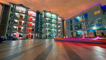 Front of property – evening/night