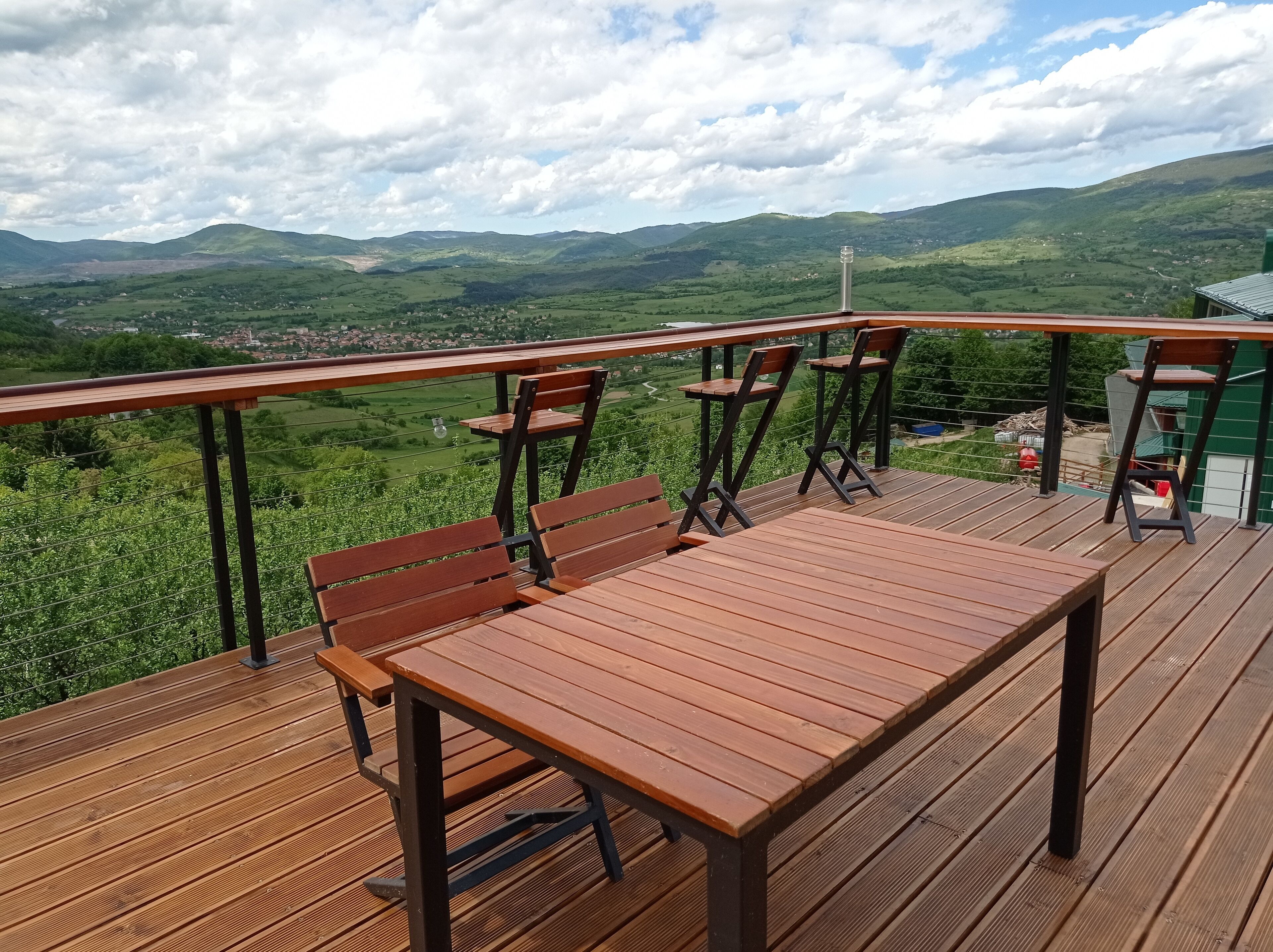 Economy-Ferienhütte | Terrasse/Patio