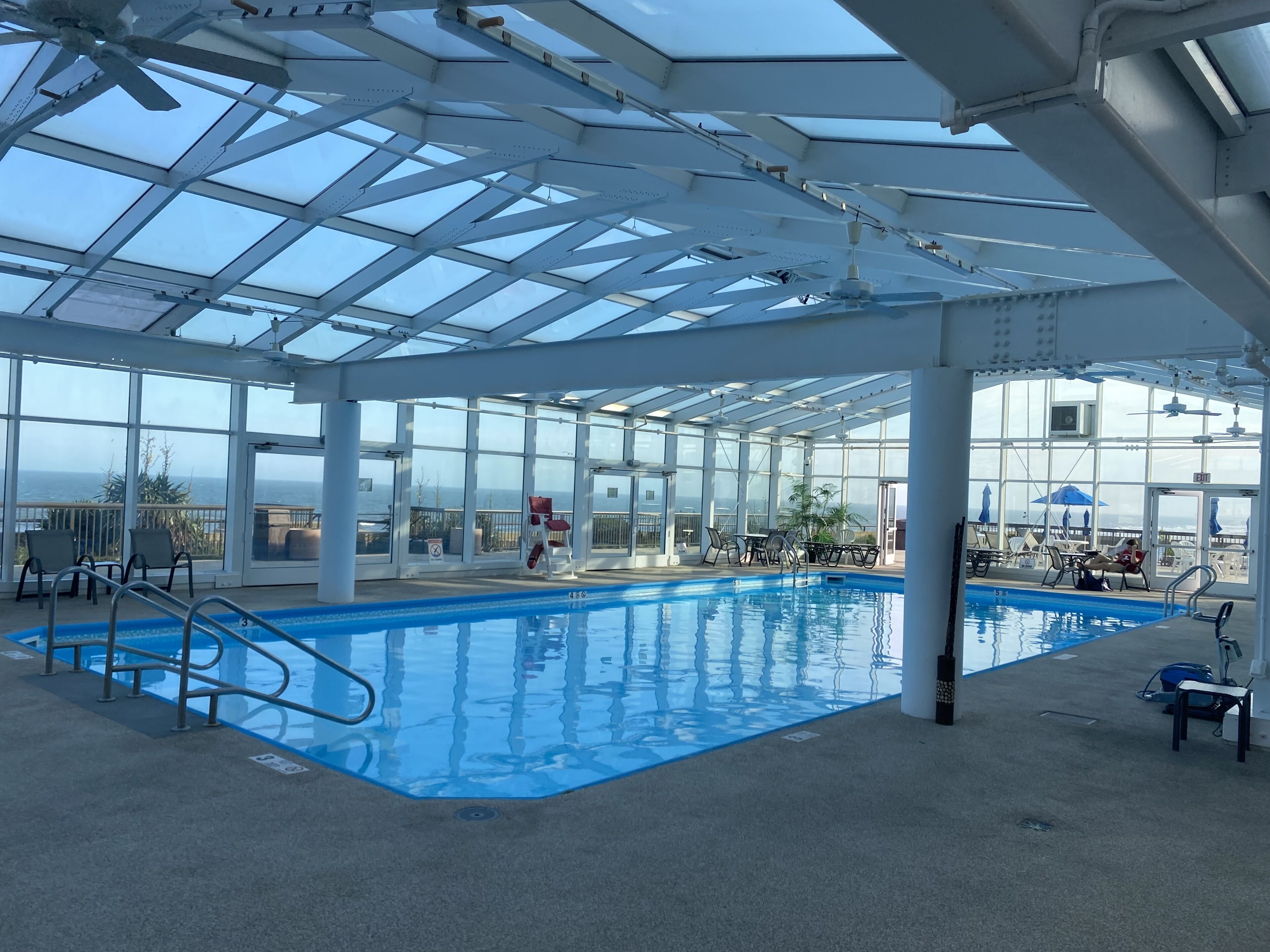 Indoor pool, a heated pool