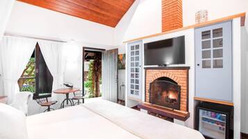 Deluxe-Chalet | 1 Schlafzimmer, Bettwäsche aus ägyptischer Baumwolle