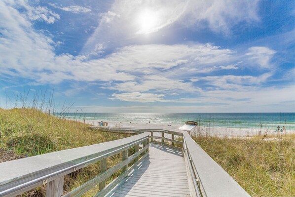 Condo, 1 Bedroom | Beach - Inlet Dunes 105 1 Bedroom Condo by RedAwning (Panama City Beach)