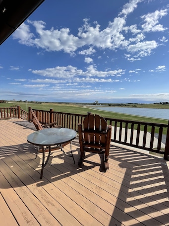 Terrace/patio. A peaceful oasis w breathtaking views. This home is truly one-of-a-kind!