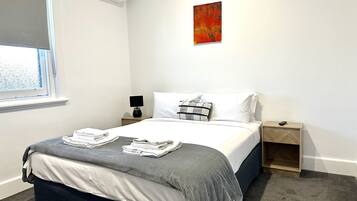 Desk, iron/ironing board, free WiFi, bed sheets