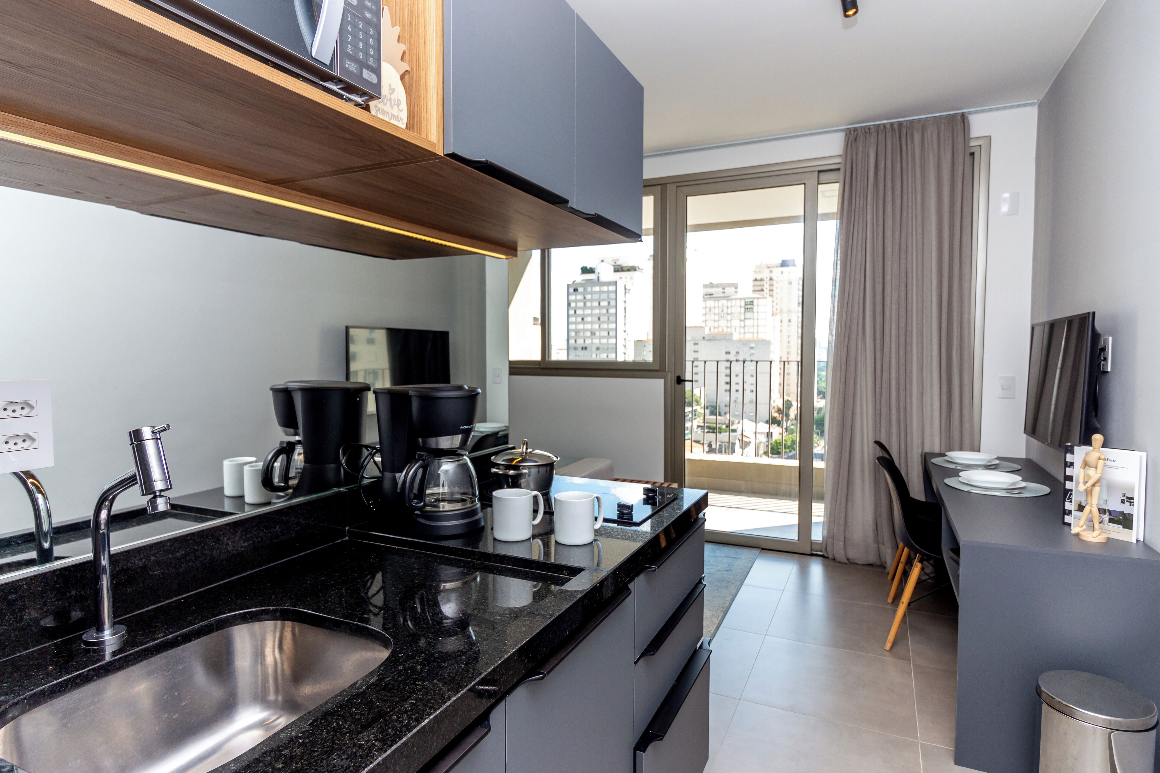 基础开间 (422819) | 私人厨房 | 微波炉、炉灶、意式浓缩咖啡机