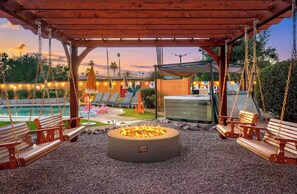 Terrace/patio - Sleeps 20! Pool, Basketball, Golf  Dream Resort (Scottsdale)