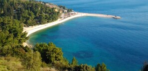 Apartment | Aerial view - A 2 Luxury apt w big Balcony, 4 min Walk to Beach (Split)
