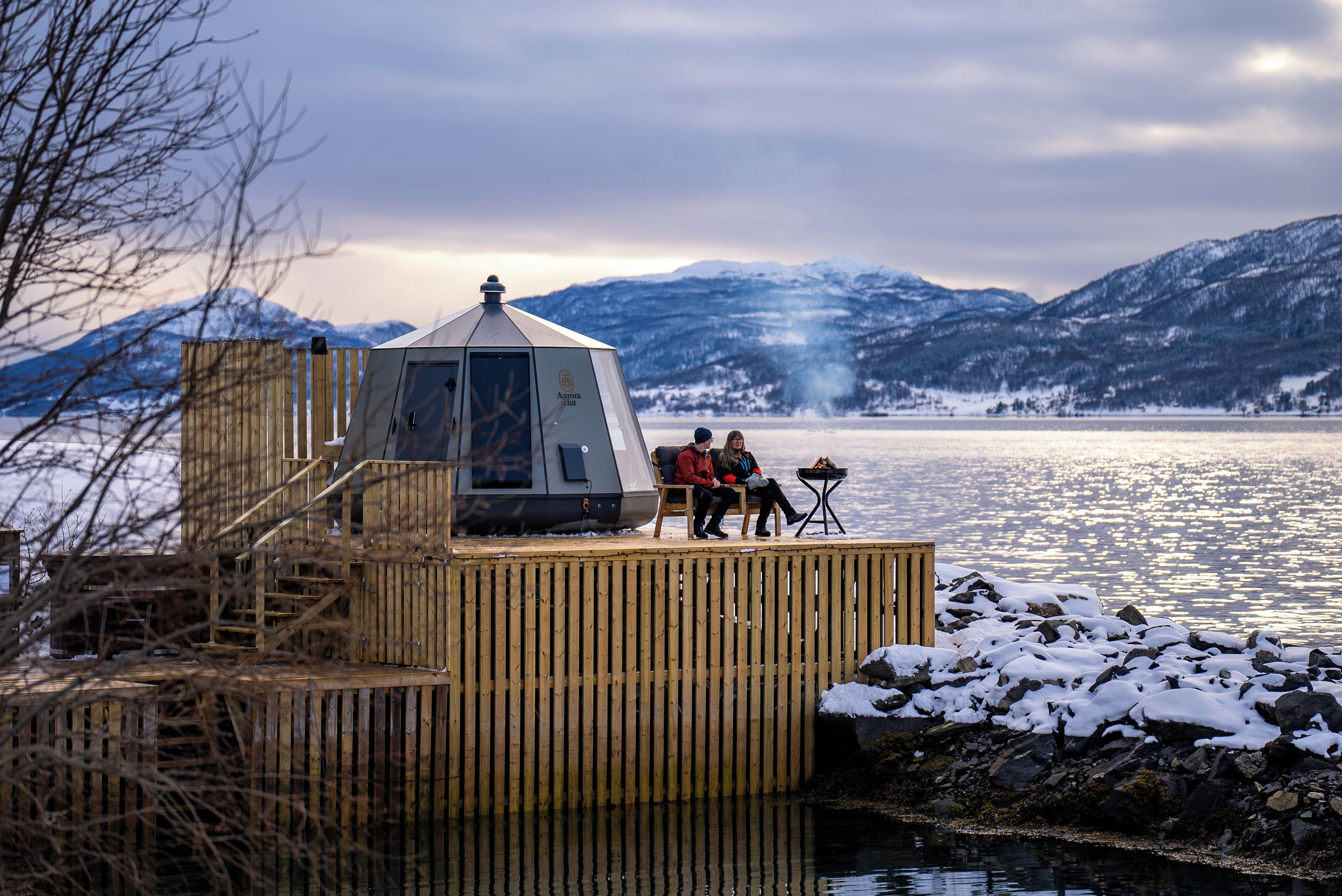 Hytte – design, 1 dobbeltseng (349) | Memory foam-senger, wi-fi (inkludert) og sengetøy