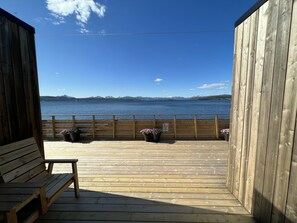 Comfort Double Room, 1 Queen Bed, Non Smoking, Sea View (202) | Terrace/patio