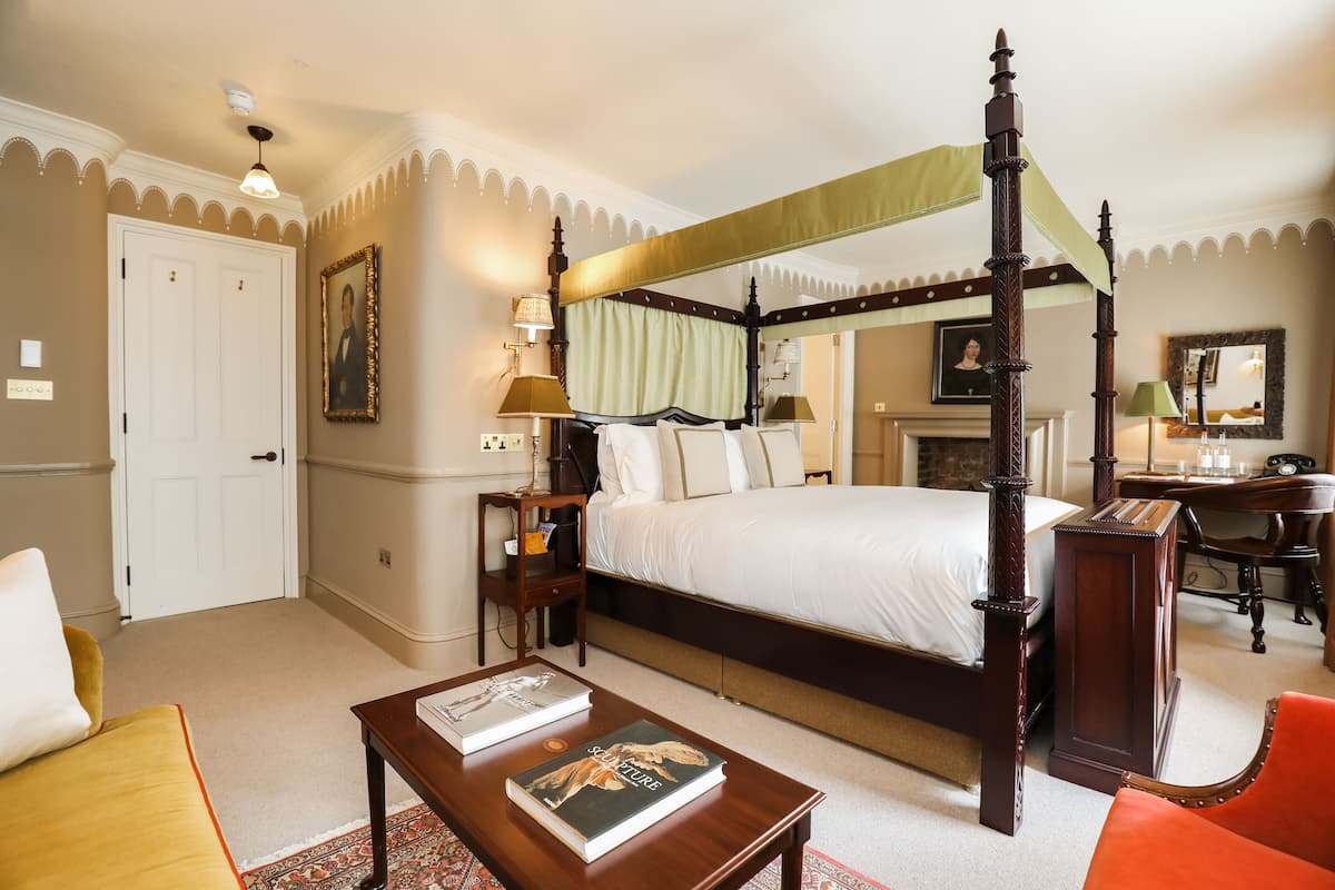 Deluxe tweepersoonskamer | Lakens van Egyptisch katoen, luxe beddengoed, donzen dekbedden