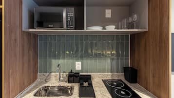 Apartamento clásico (514414) | Cocina privada | Frigorífico, microondas, placa de cocina y máquina de café espresso