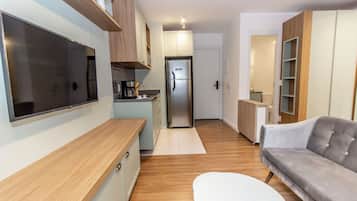 Studio (358018 ) | Cuisine privée | Réfrigérateur, micro-ondes, plaque de cuisson, machine à expresso